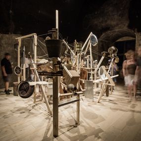 Ausstellung IDYLLE, «Das wohlzerlegte Klavier» von Stipendiat Albrecht Fersch (Bild: Daniel Ammann)