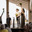 Konzert «Niemandsklippen» auf dem Chäserrugg, Steamboat Switzerland, Panagiotis Tsappis (Nay-Flöte) und Eleni Irakleous (Sopran) (Bild: Daniel Ammann)