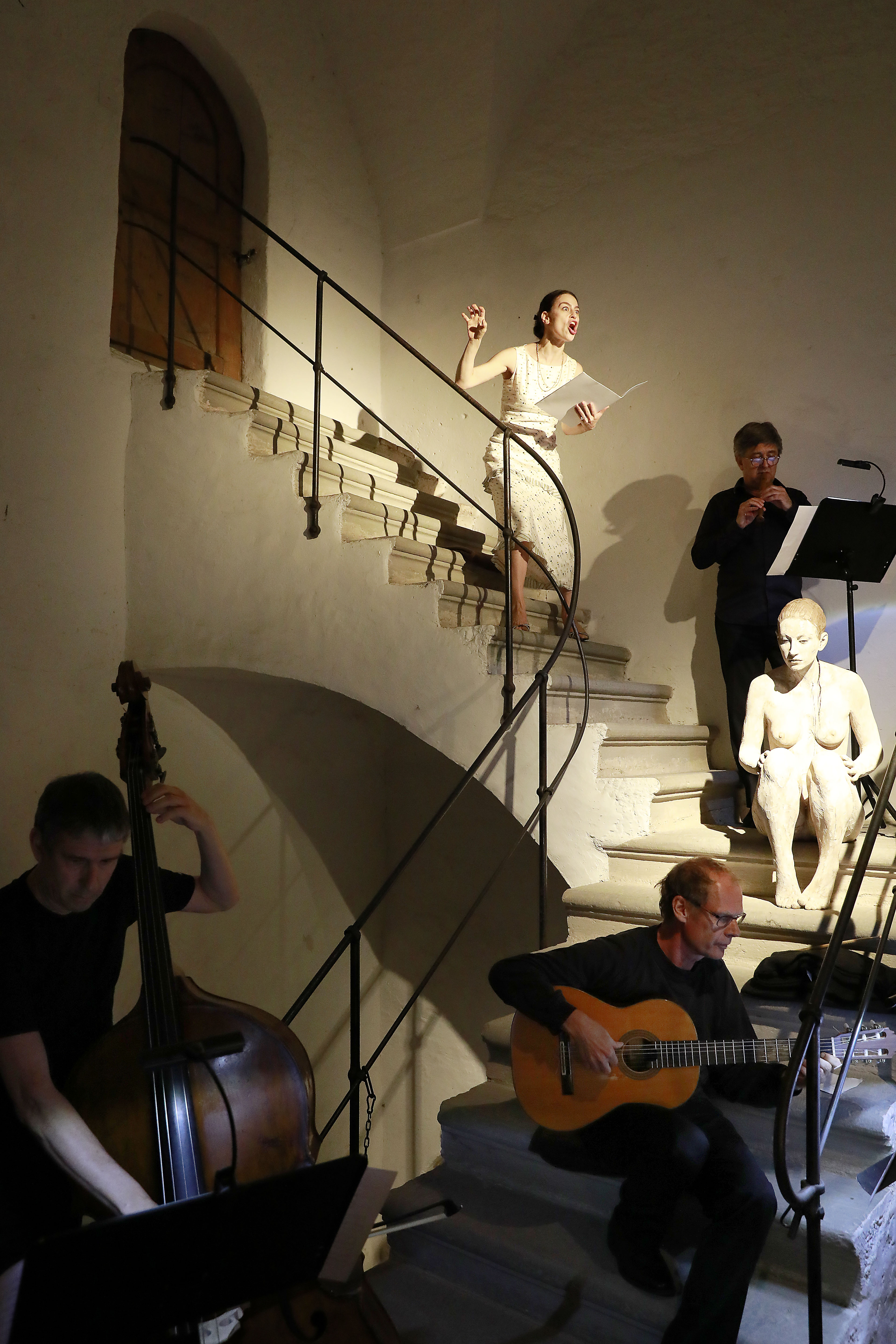 Konzert «Schäferstunden» mit der Sopranistin Ruth Rosenfeld und dem Trio III-VII-XII (Bild: Anja Köhler)